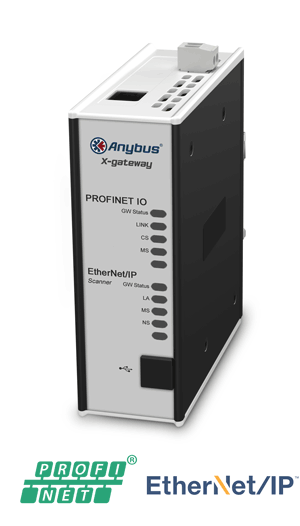 Anybus X-gateway EtherNet/IP Master-PROFINET IO Slave, AB7670-F
