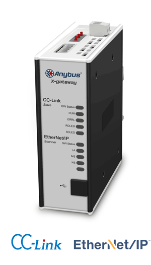 Anybus X-gateway EtherNet/IP Slave-CC-Link Slave, AB7841-F