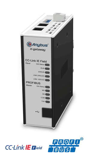 Anybus X-gateway PROFIBUS DP-V0 Master CC-Link IE Slave, AB7953-F