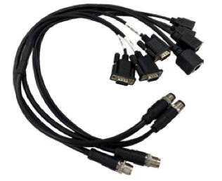 Arbor kabel kit ARTS-7550 M12 2xRJ45, 1xUSB, 1xDB9
