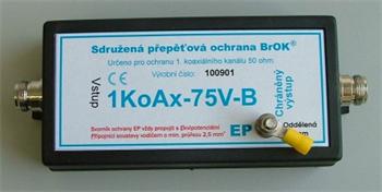 Bleskojistka (svodič tř.B) BROK 1KoAx-N-75V-B F-F - galv.odd.
