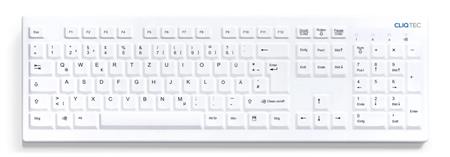 CliqTec K1-SWW-CZ zdravotnická klávesnice IP68 USB