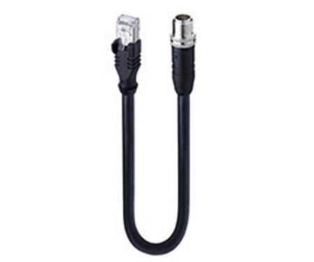 Ethernet cable M12-RJ-45, 5 m