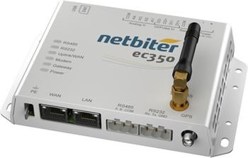 EWON - Netbiter EC350 - Ethernet, 3G, LAN, D i/o, A i/o, relay, RS-232/422/485, GPS