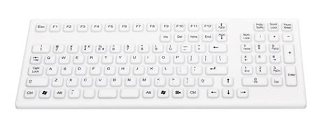 GETT TKG-106-IP68-USB bílá klávesnice s českým popisem