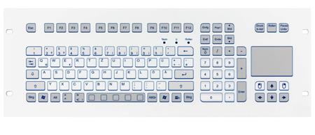 GETT TKS-105c-TOUCH-FP-4HE-USB-US klávesnice s touchpadem do racku