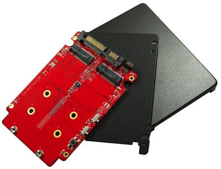 Innodisk 2.5" redukce 2x M.2