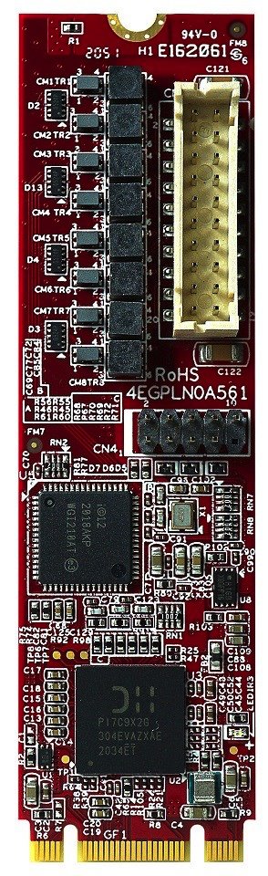 Innodisk M.2 2280 modul - 2x 1GbE LAN RJ45 0°C+70°C