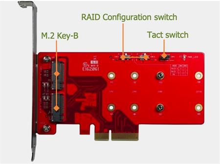 Innodisk PCIe redukce M.2