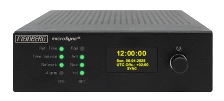 Meinberg NTP/PTP grandmaster microSync XS201/GPS/DC/SQ