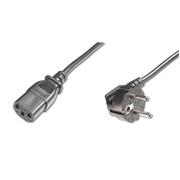 Napájecí kabel ke zdroji, síťový 230V, 2m  IEC 320 C13 (klasický)